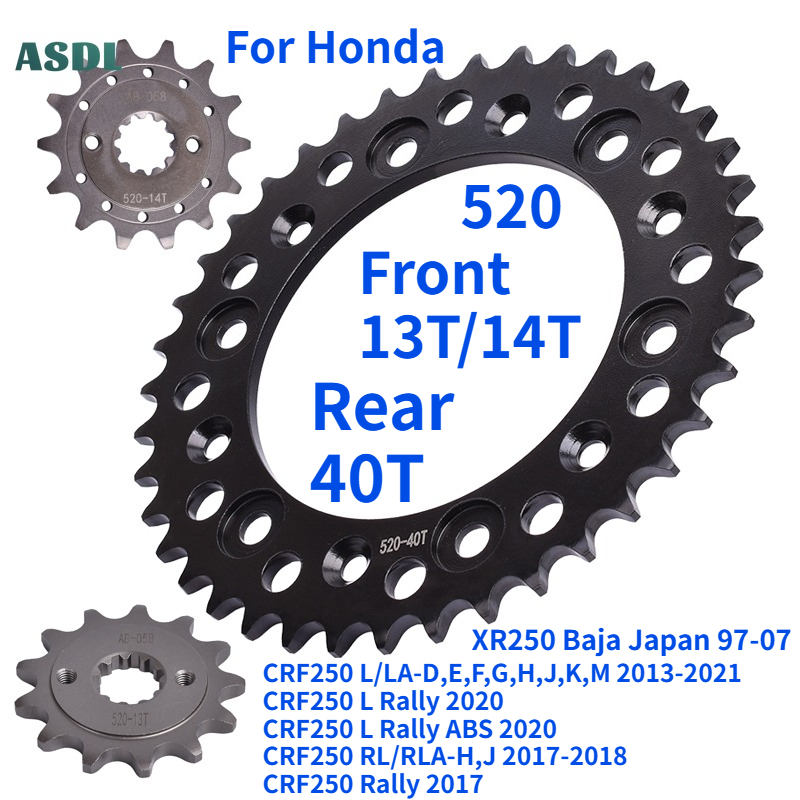 Motorcycle Gear Japan - 520 13T 14T Roda Gigi Sprocket