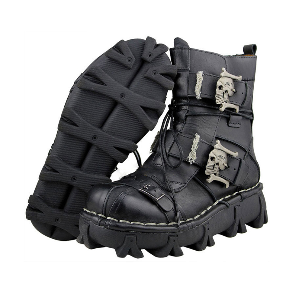 Motorcycle Gear Vintage - Sepatu Bot Motor Musim Dingin Pria