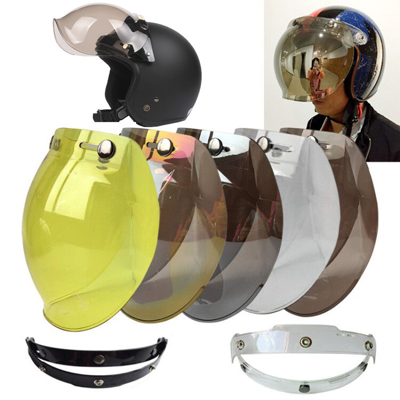 Motorcycle Gear Vintage - Helm Sepeda Motor Pelindung Gelembung Pelindung