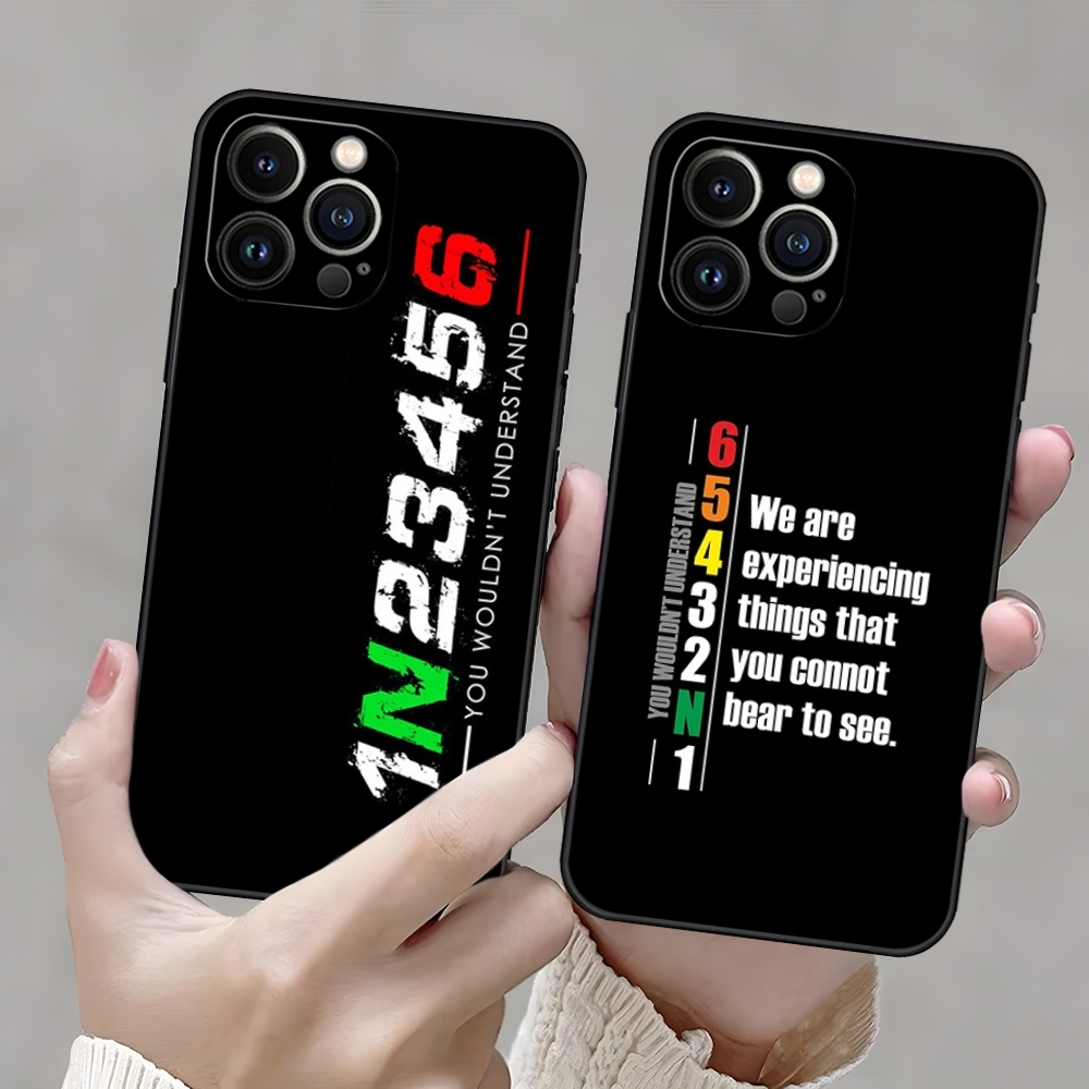 Motorcycle Gear Quotes - Casing HP Desain Pengendara Motor 1N23456