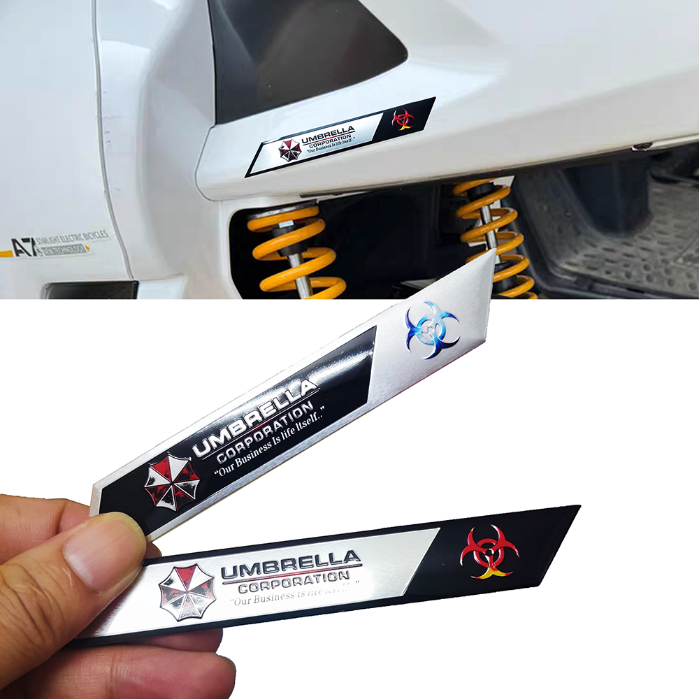 Stiker Mobil Logam 3D Payung,  - Motorcycle Gear Logo ulasan dan harga