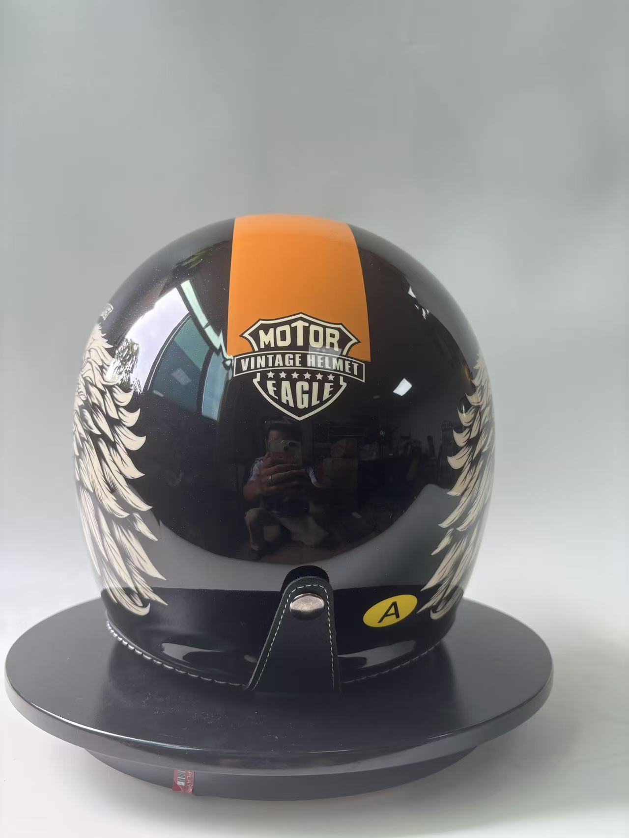 Helm Motor Retro Unisex Tiga P - Motorcycle Gear Vintage ulasan dan harga