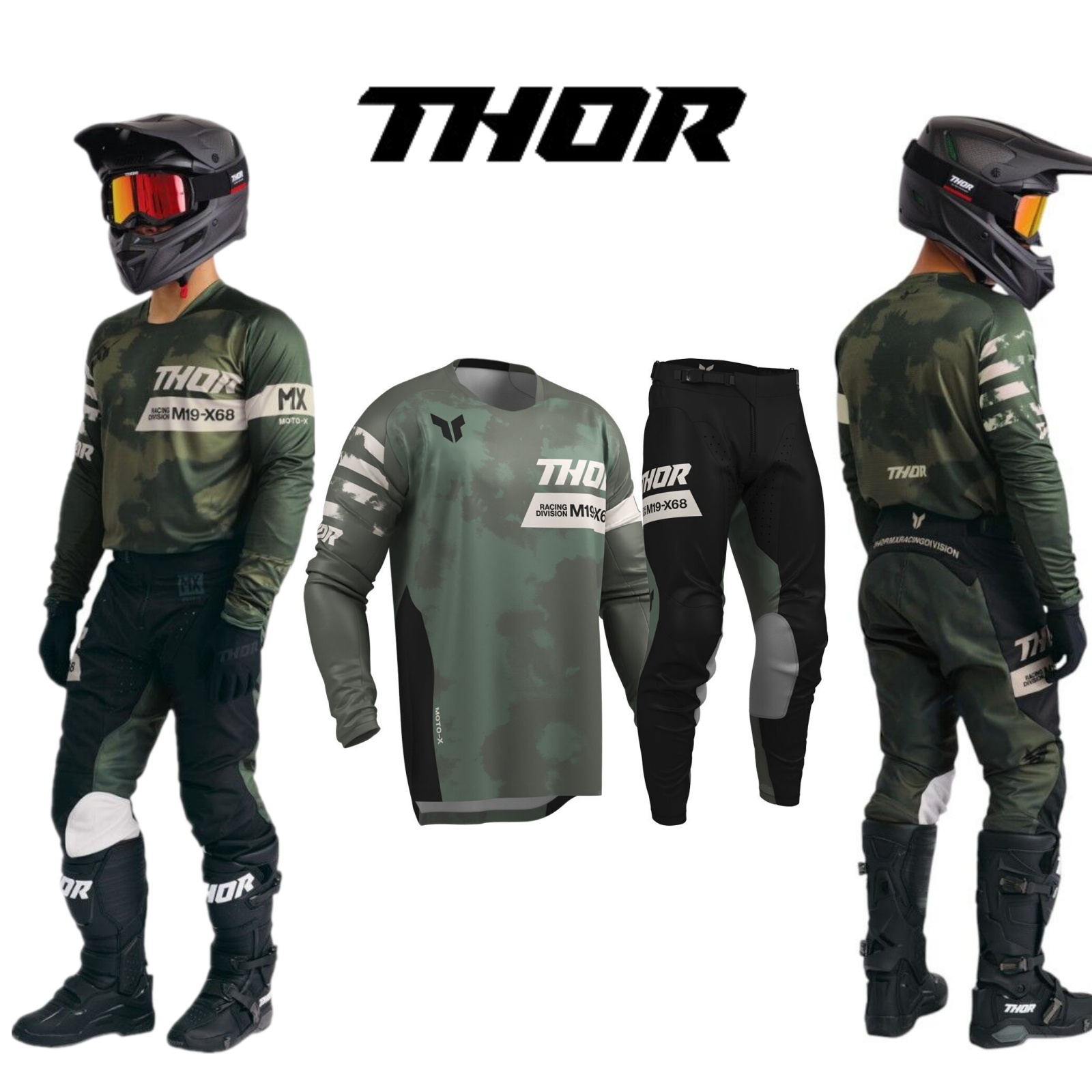 Set Perlengkapan Motocross Ata - Gear Set Motorcycle ulasan dan harga