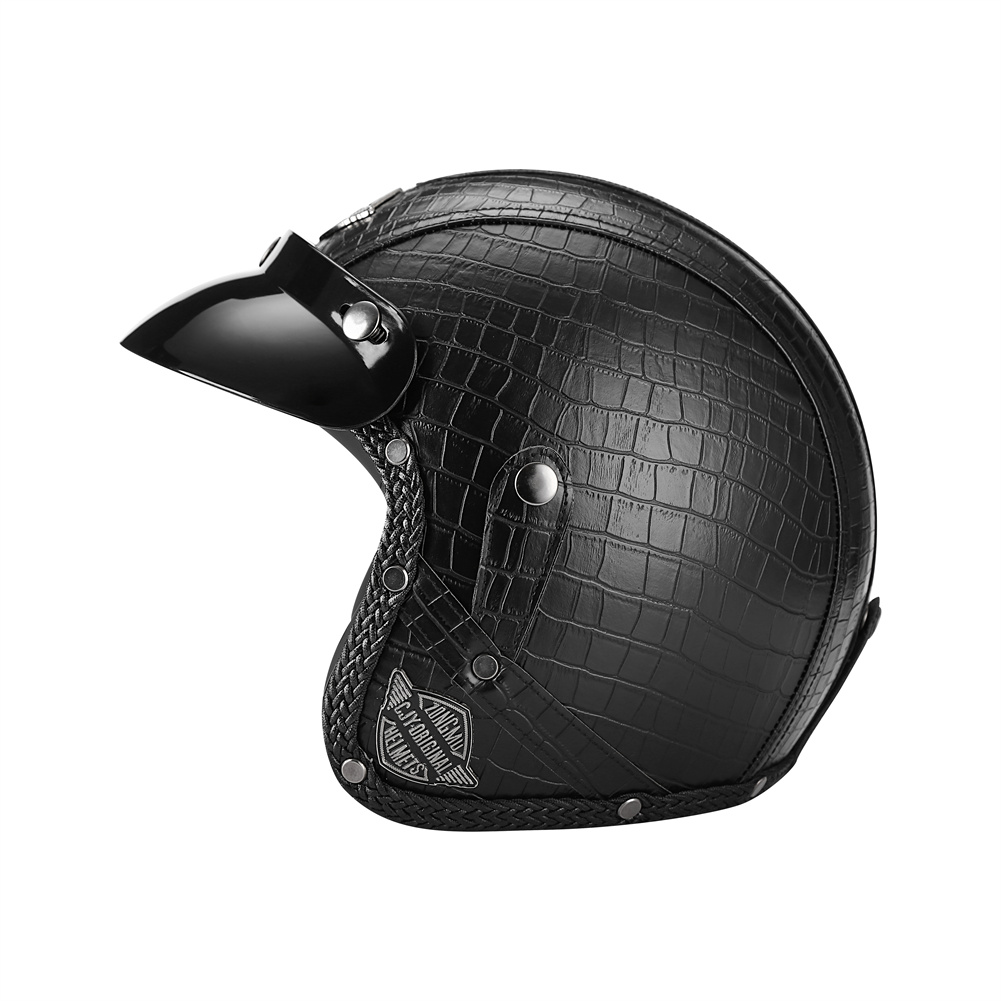 DOT 3/4 helm sepeda motor Retr - Motorcycle Gear Vintage ulasan dan harga