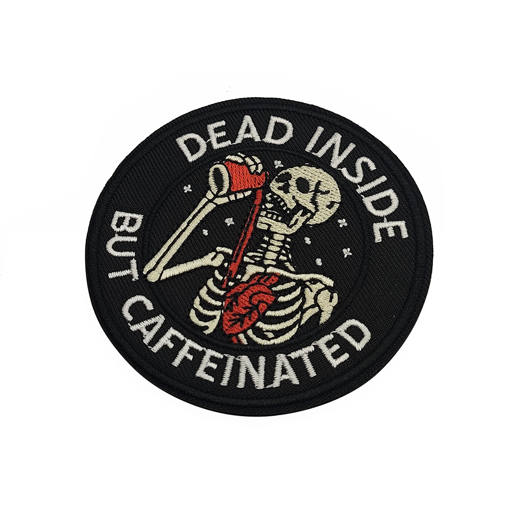 Patch Bordir Tengkorak Lucu –  - Motorcycle Gear Quotes ulasan dan harga