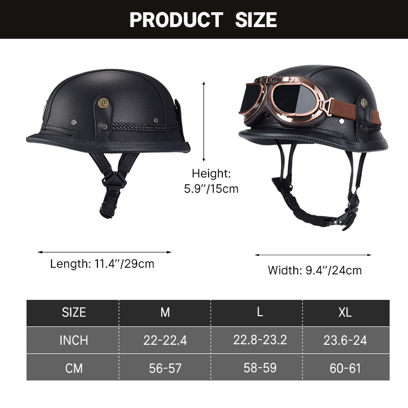 Helm sepeda motor Casco Moto h - Motorcycle Gear Vintage ulasan dan harga
