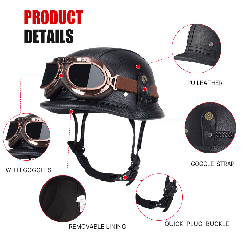 Helm sepeda motor Casco Moto h - Motorcycle Gear Vintage ulasan dan harga