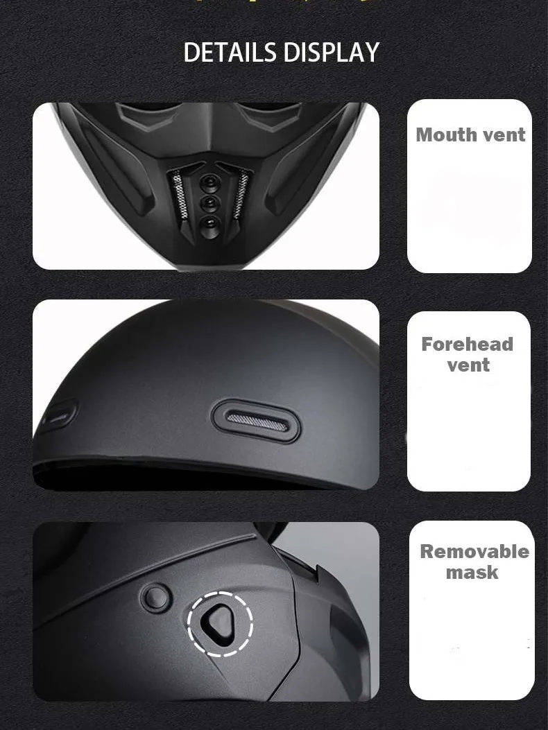 Helm Motor Vintage Retro Casco - Motorcycle Gear Vintage ulasan dan harga