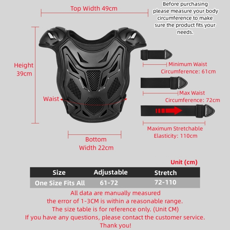 Rompi Pelindung Motor Anak 5Pc - Chest Protector Armor ulasan dan harga