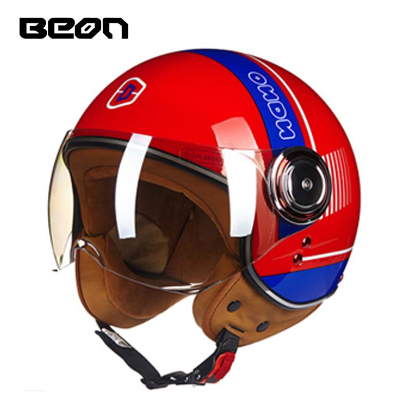 Helm Sepeda Motor Open Face Ca - Motorcycle Gear Vintage ulasan dan harga